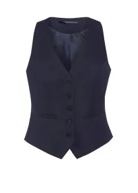2257 Women's Luna Waistcoat Navy Front