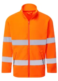 ES250 Essential Hi-Vis Fleece Orange Front