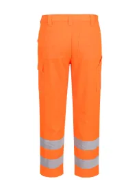 ES046 Hi-Vis Work Trouser Orange Rear