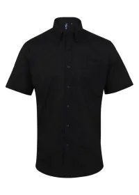 Premier PR236 Oxford Shirt BLACK