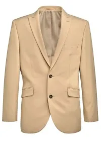5427 Tailored Fit Jacket Sand Front