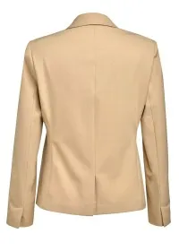 2390 Women's Tailored Fit Jacket Sand Rear