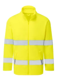 ES250 Essential Hi-Vis Fleece Yellow Front