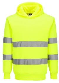 ES304 Essential Hi-Vis Hoodie Yellow Front