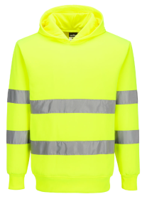 ES304 Essential Hi-Vis Hoodie Yellow Front