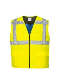 Portwest CV02 Hi-Vis Cooling Vest Yellow Front