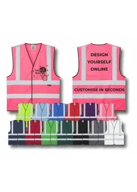 Personalised Premium Hi Vis Vest Leo W05