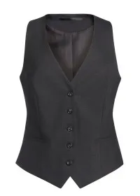 2328 Women's Toulouse Waistcoat Charcoal