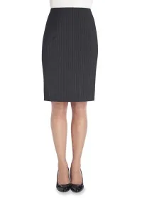 Pinstripe Charcoal