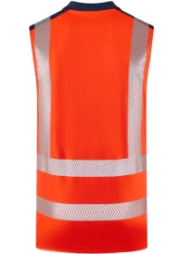 V03 Hi Vis Tee Shirt Orange Rear
