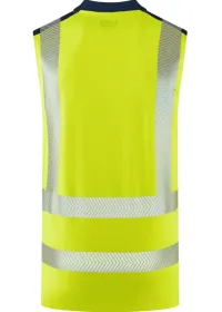 V03 Hi Vis Tee Shirt Yellow Rear