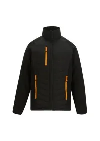 Regatta Men's Pro Universal Jacket TRA958 Black Orange Front