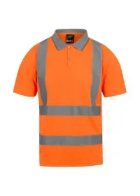 Regatta Men's Hi-Vis Pro Contract Polo TRS271