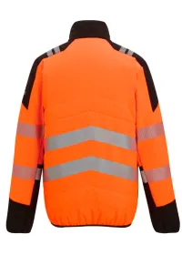Regatta Hi-vis X-pro hybrid jacket TRA953 Orange/Black Rear