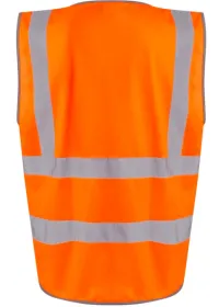 Regatta Pro Hi Vis Executive Vest TRS251 Orange Rear