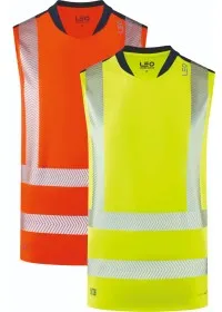 Sleeveless Hi Vis Tee Shirt Leo V03