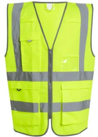 Regatta Pro Hi Vis Executive Vest TRS251 Yellow Front