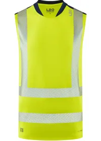 Sleeveless Hi Vis Tee Shirt Leo V03