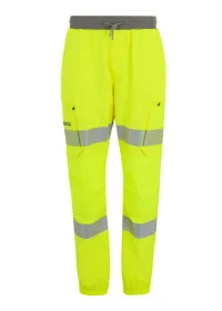 Regatta Men's Hi-Vis Prolite Stretch Jogger TRJ606 Yellow Front