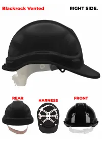 Blackrock Personalised Safety Helmet Black Right
