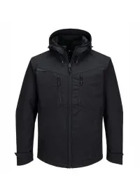 DX474 - DX4 Hooded Softshell (3L) black front