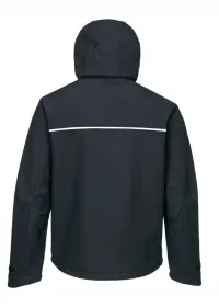 DX474 - DX4 Hooded Softshell (3L) black contrast rear