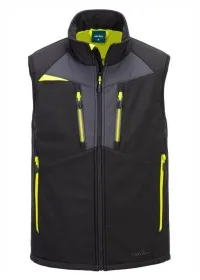DX476 - DX4 Softshell Bodywarmer (3L) BLACK FRONT