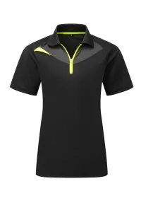 DX409 - DX4 Women's Polo Shirt S/S black front