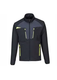 DX480 - DX4 Lightweight Stretch Work Jacket contrast black front