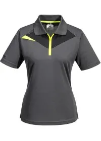 DX409 - DX4 Women's Polo Shirt S/S metal grey front