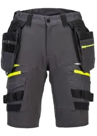 DX444 - DX4 Detachable Holster Pocket Shorts metal grey front