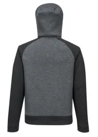 Portwest DX4 Zipped Hoodie DX472 metal grey rear