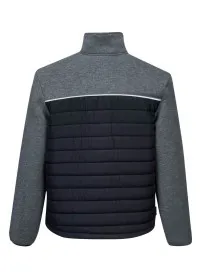 Portwest DX471 DX4 Hybrid Baffle Jacket metal grey rear