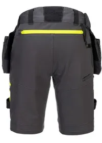 DX444 - DX4 Detachable Holster Pocket Shorts metal grey rear