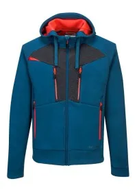 Portwest DX4 Zipped Hoodie DX472 metro blue front