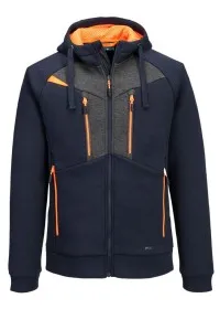 Portwest DX4 Zipped Hoodie DX472 navy blue front
