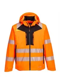 DX462 - DX4 Hi-Vis Rain Jacket orange/black front