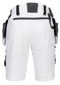 DX444 - DX4 Detachable Holster Pocket Shorts white rear