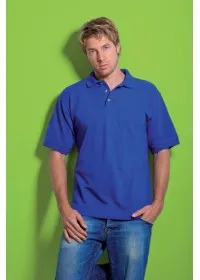 Kustom Kit KK407,Chunky polo with wash 60c