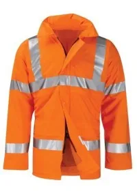 Custom Hi Vis Padded Coat Orange