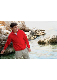 Fruit of the Loom SS230 Zip neck sweat