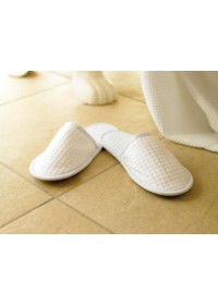 Towel City TC066 Waffle Mule Slippers