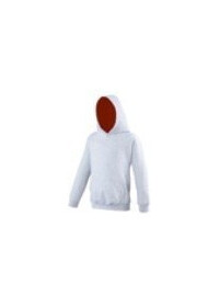 Awdis JH03J Heather Grey/Fire Red