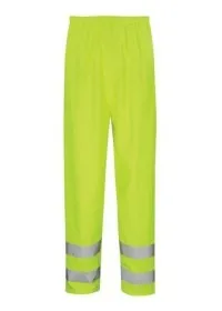 Breathable Hi Vis Overtrousers, Flexible