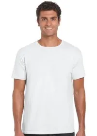 Gildan GD001,Softstyle Tee Shirt WHITE