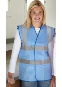 Sky Blue Hi Vis Vest