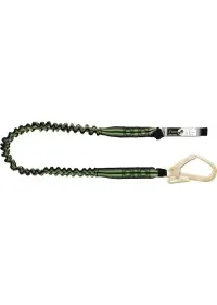 Shock absorbing lanyard