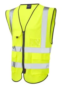 Custom Printed Vis Vest with pockets