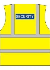 Security Printed Hi Vis Vest