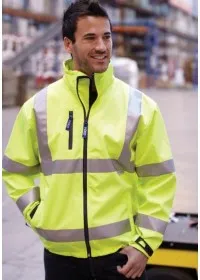 Hi Visibility Softshell Jacket